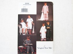 9109 VOGUE EZ CHILDREN TOP, SHORTS, PANTS, ROBE PATTERN 5-6X